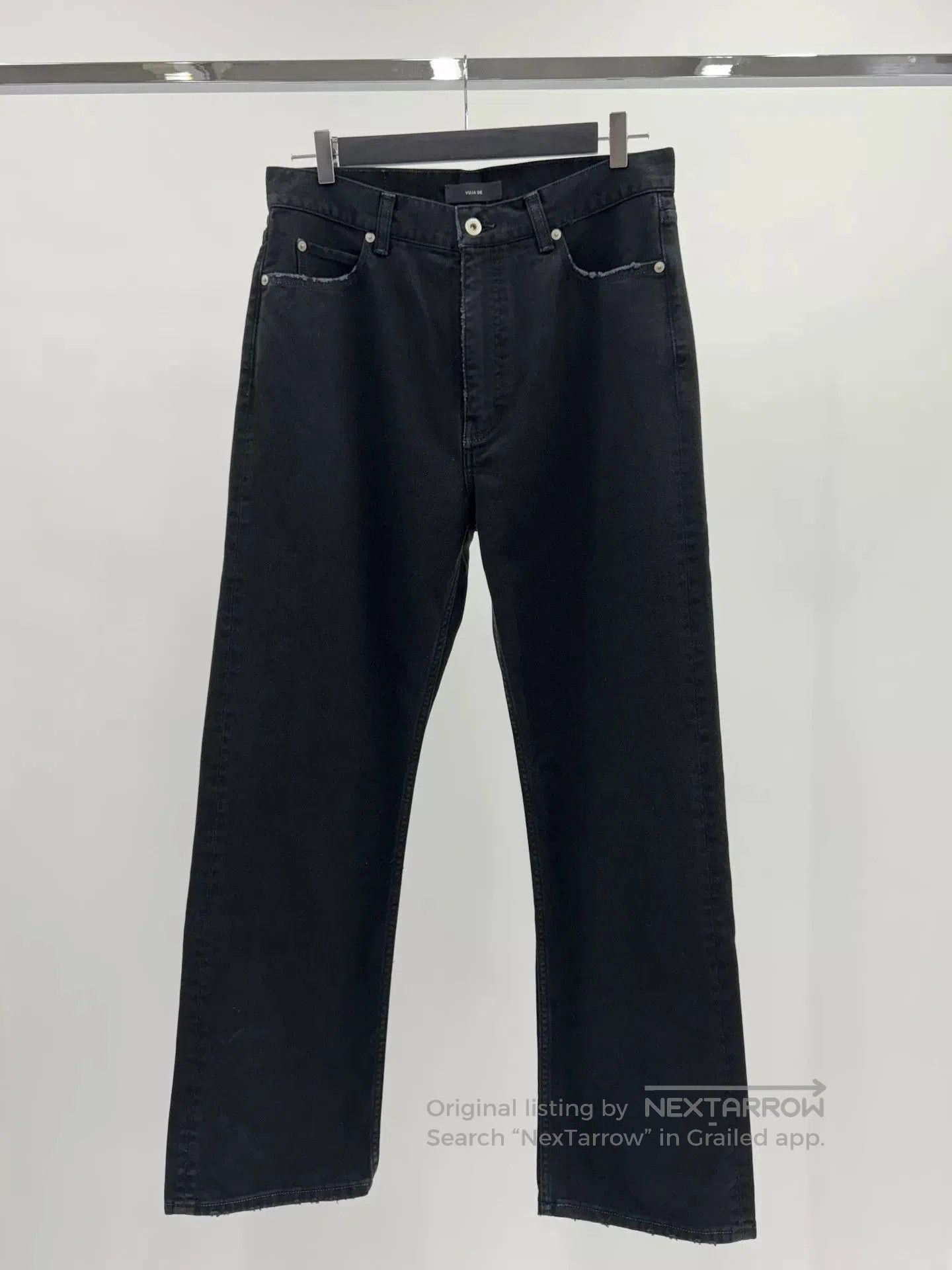Vuja De relaxed-fit jeans in musou black. Size US 27 - 5 Thumbnail