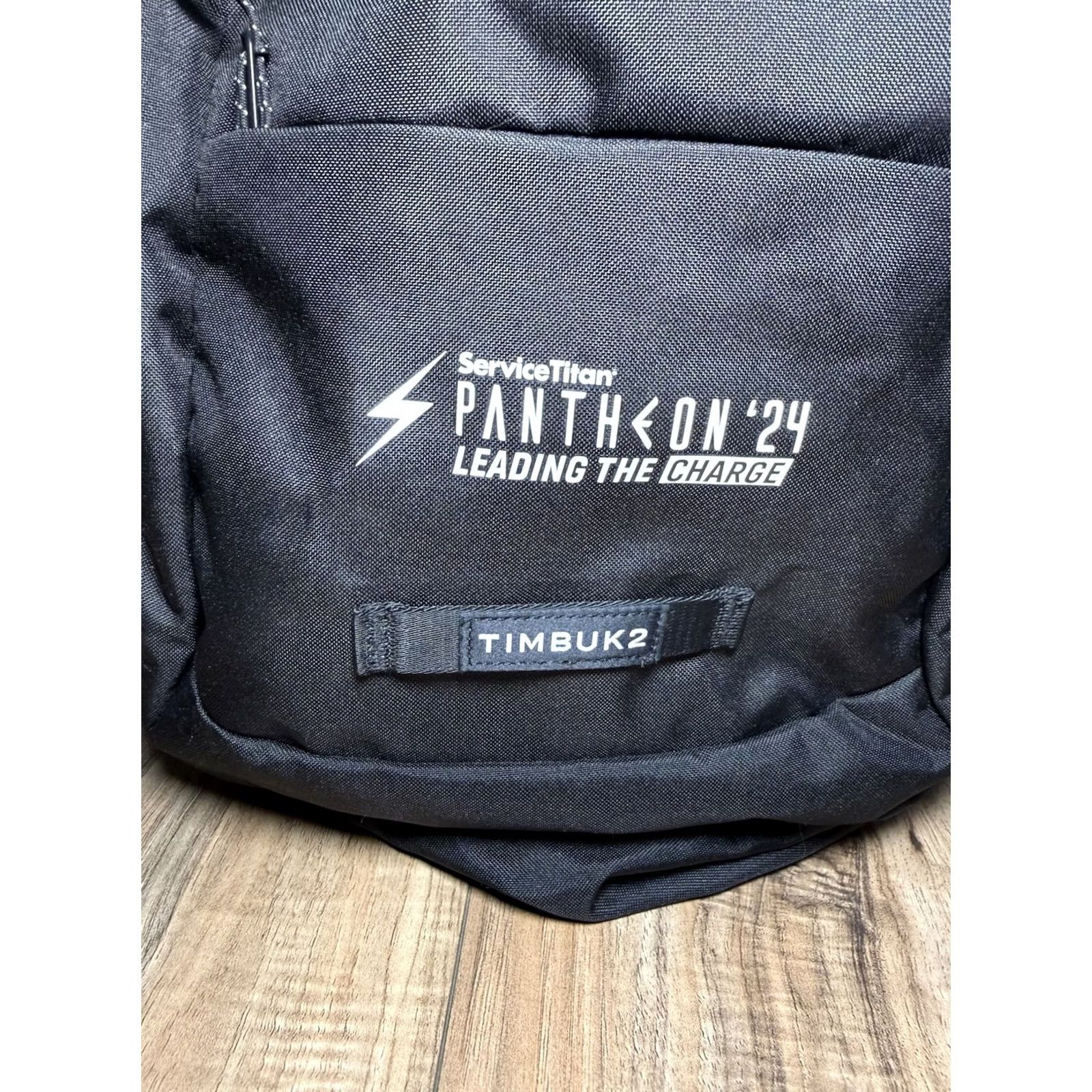 Vintage Timbuk2 Parkside Backpack Eco Black Casual Travel School Office LOGO Bag Medium 17in 11in Nylon Canvas Men Backpack Adjustable Pockets Size ONE SIZE - 2 Thumbnail