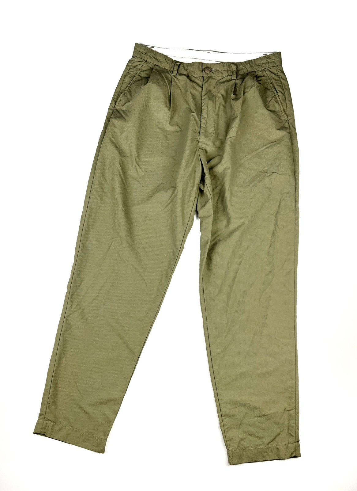 Cav Empt Cav Empt Tapered pleated tiptop chinos khaki Size US 34 / EU 50 - 4 Thumbnail
