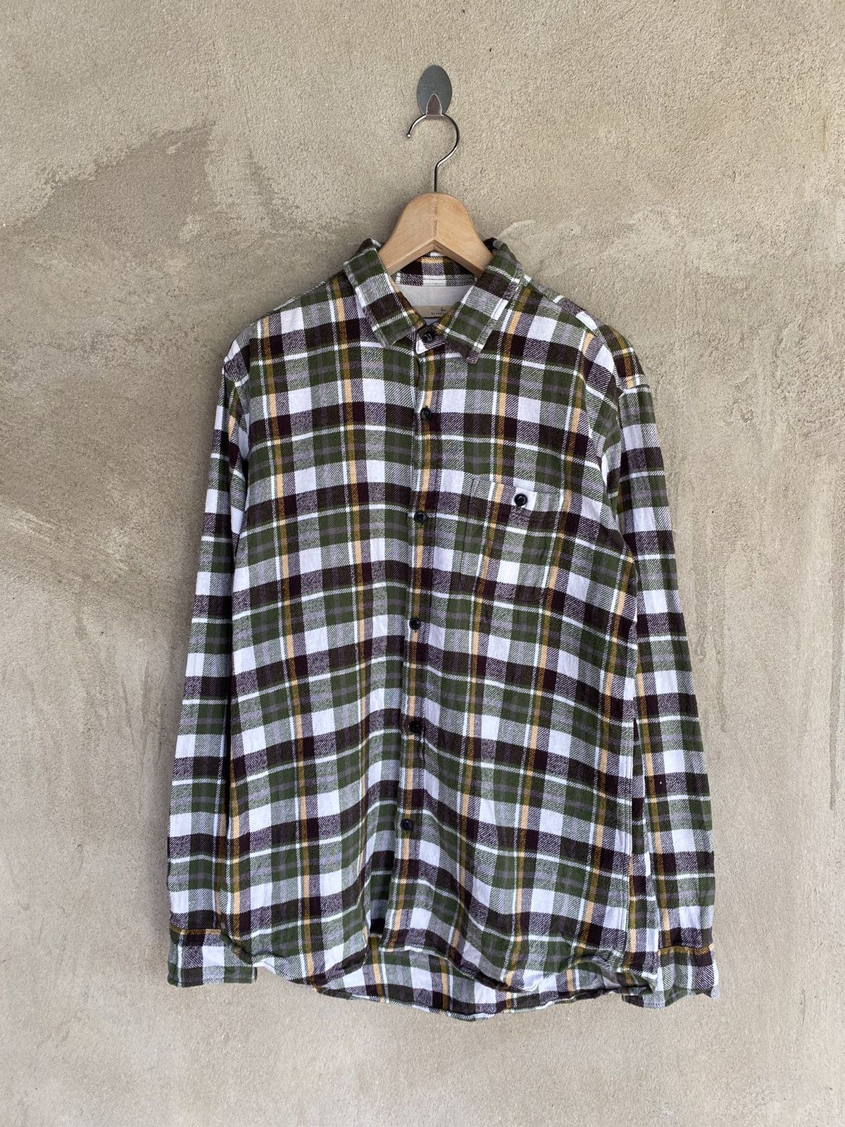 Global Work Japanese Brand Global Work Plaid Tartan Flannel Shirt Size US L / EU 52-54 / 3 - 2 Thumbnail