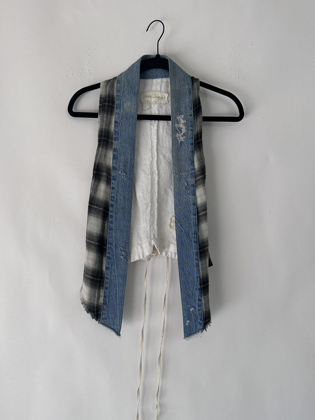 Greg Lauren Greg Lauren Vintage Denim Vest Size S / US 4 / IT 40 - 1 Thumbnail