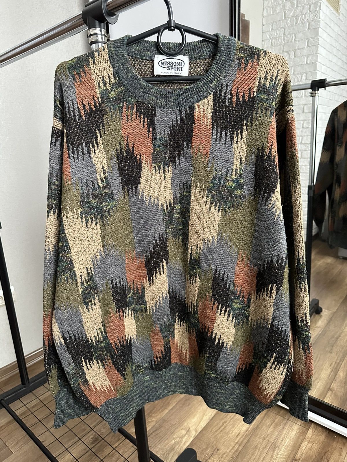 Missoni Missoni Italy Vintage Knit Sweater Pullover 90s Size US XL / EU 56 / 4 - 1 Thumbnail