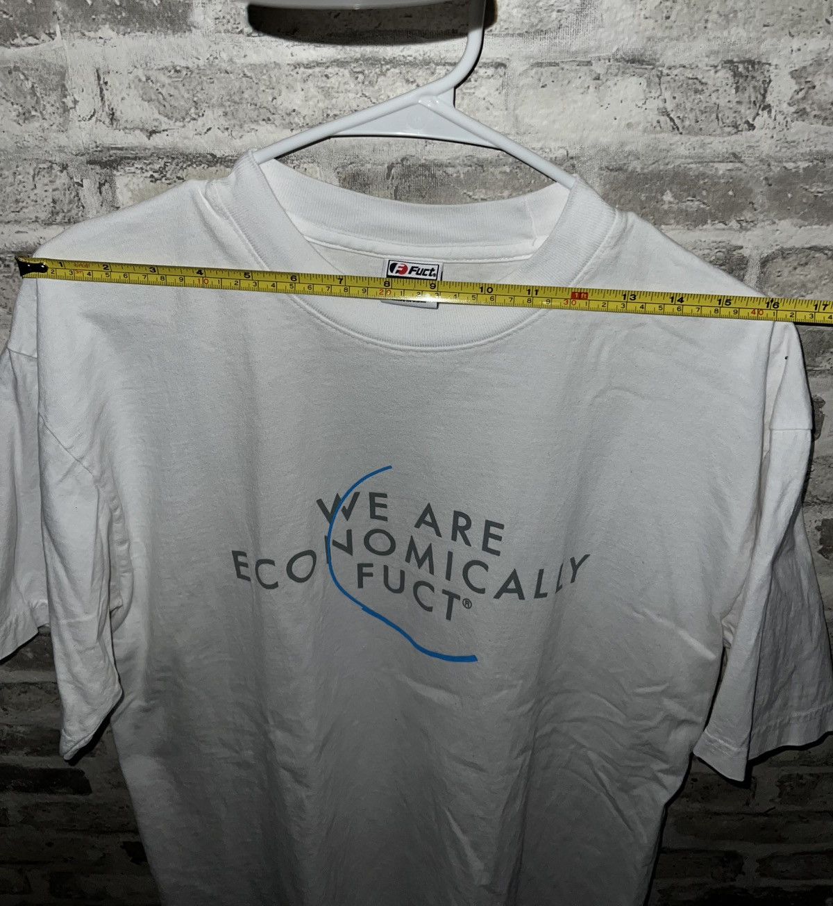 FUCT FUCT - WE ARE ECONOMICALLY FUCT TEE (WHITE) MEDIUM Size US M / EU 48-50 / 2 - 2 Thumbnail