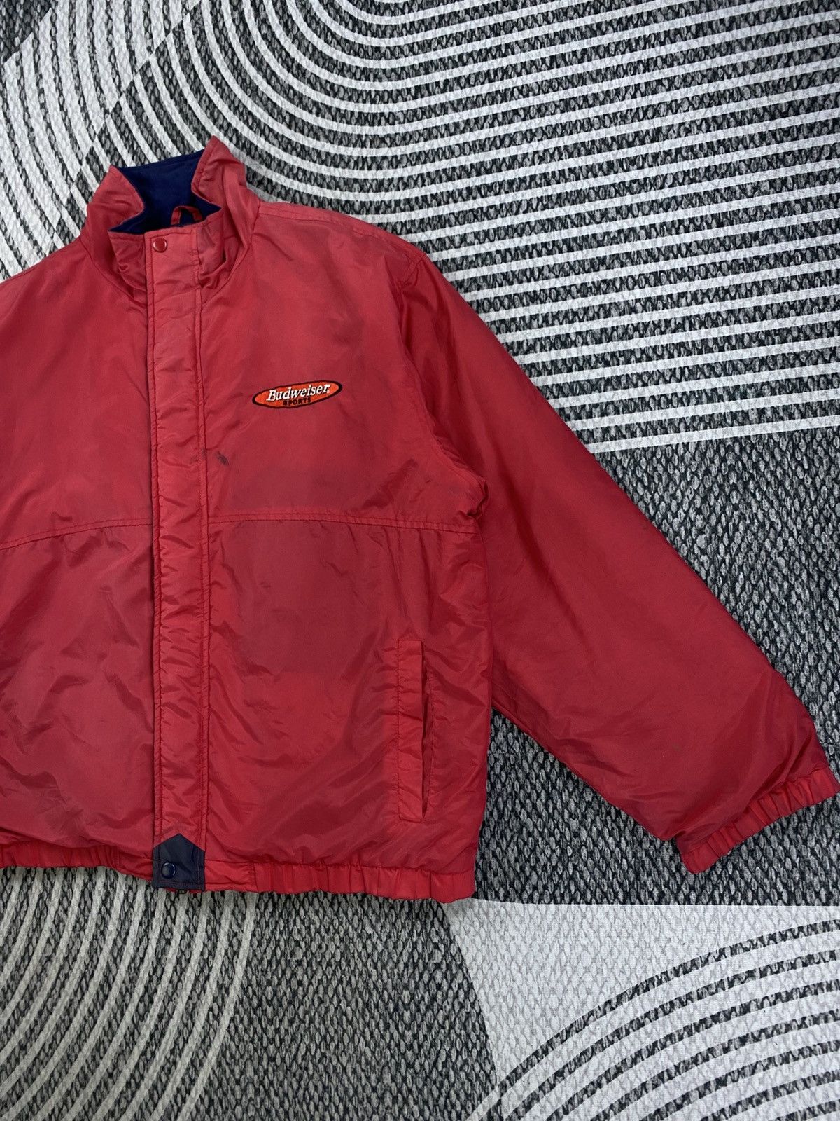 Budweiser Vintage Budweiser Sports Embroidered Zipper Jacket Size US XL / EU 56 / 4 - 4 Thumbnail