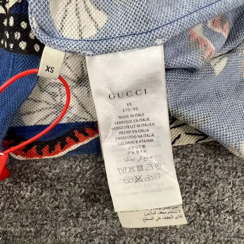 Gucci Gucci Full-print tiger short-sleeved Polo shirt 2502-Nextar Size US XS / EU 42 / 0 - 5 Thumbnail