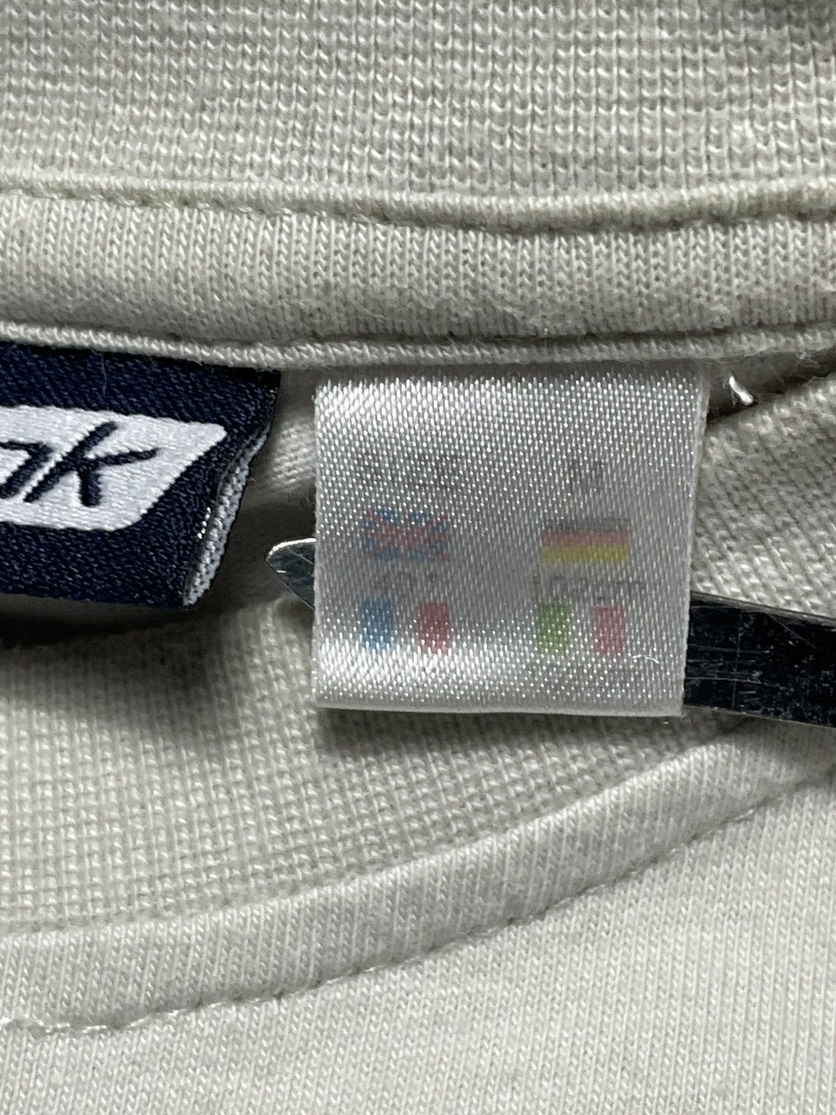 Reebok Vintage Reebok Y2k 90s Style Big Logo Beige Tee Shirt Polo Size US M / EU 48-50 / 2 - 5 Thumbnail