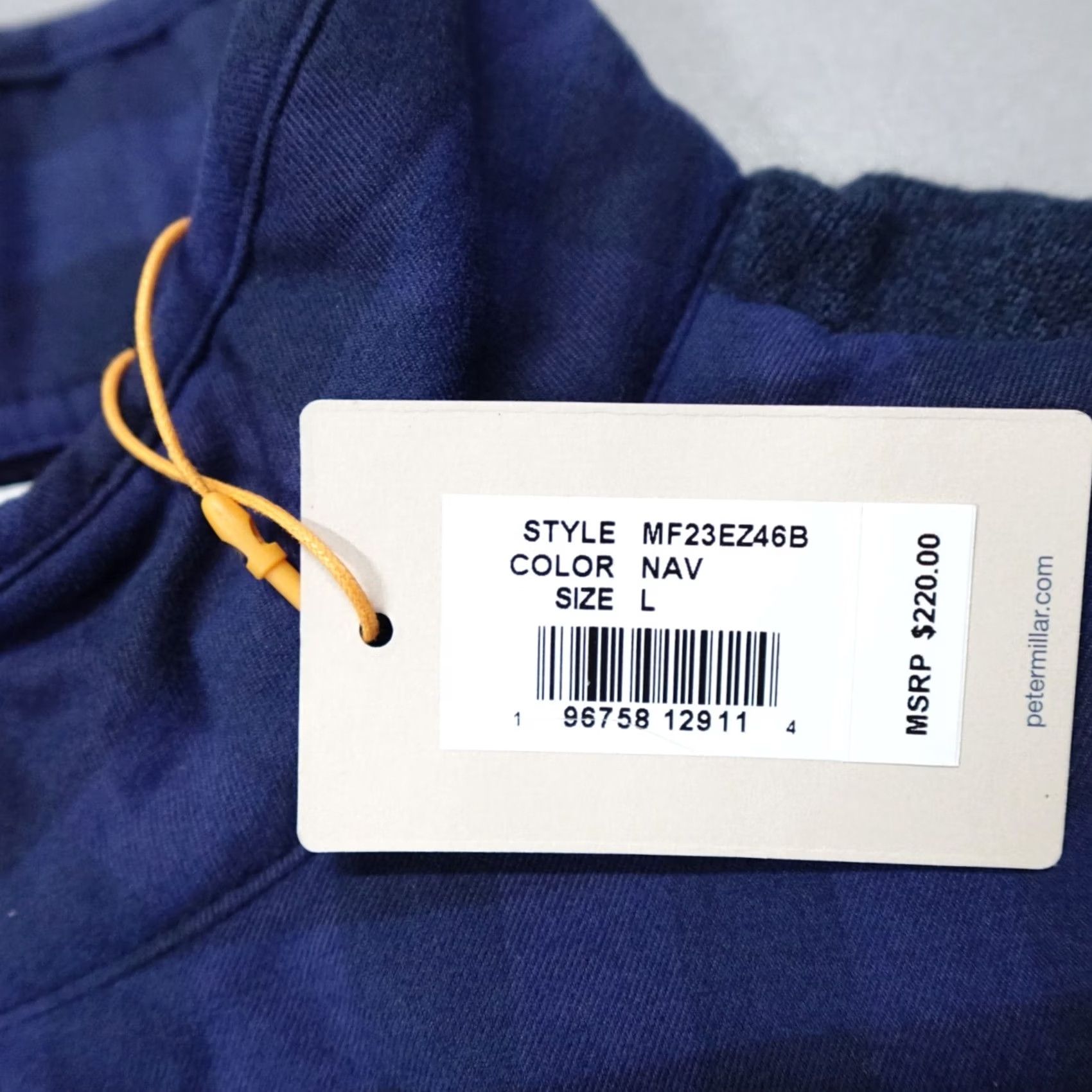 Peter Millar Peter Millar Fuse Elite Performance Flannel Vest Full Zip Navy Mens Size L Plaid Wind-Resistant Breathable Zipped Pockets Golf Fall Winter Size US L / EU 52-54 / 3 - 3 Thumbnail