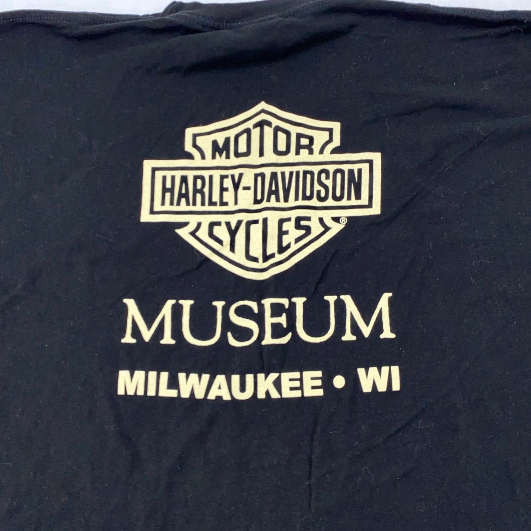 Harley Davidson Harley-Davidson Shirt Mens XL Milwaukee Wisconsin Biker Tee Graphic Print Short Sleeve Crew Neck Black Size US XL / EU 56 / 4 - 3 Thumbnail