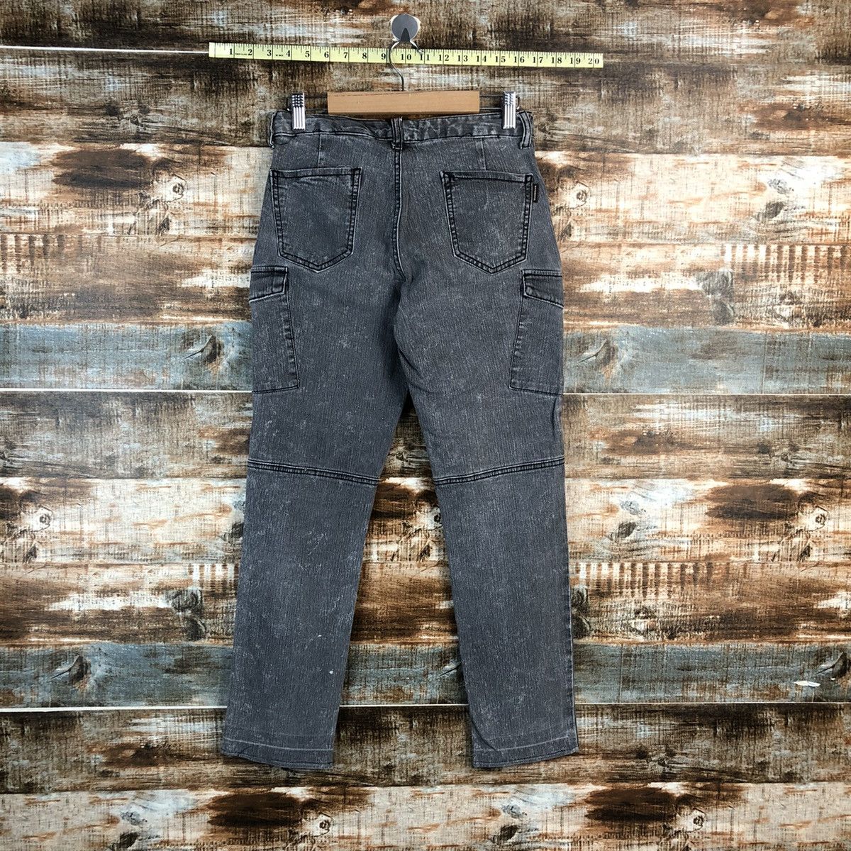 Japanese Brand Bang Bang Grey utility tactical cargo Pants #A2390 Size US 27 - 16 Thumbnail