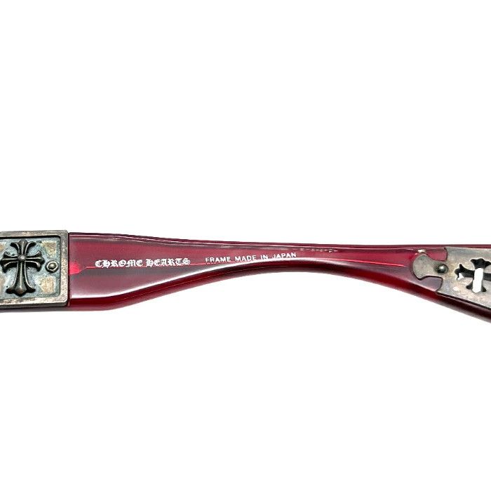 Chrome Hearts CHROME HEARTS SWEET SHOT Cross Silver Sunglasses Brown Size ONE SIZE - 8 Thumbnail