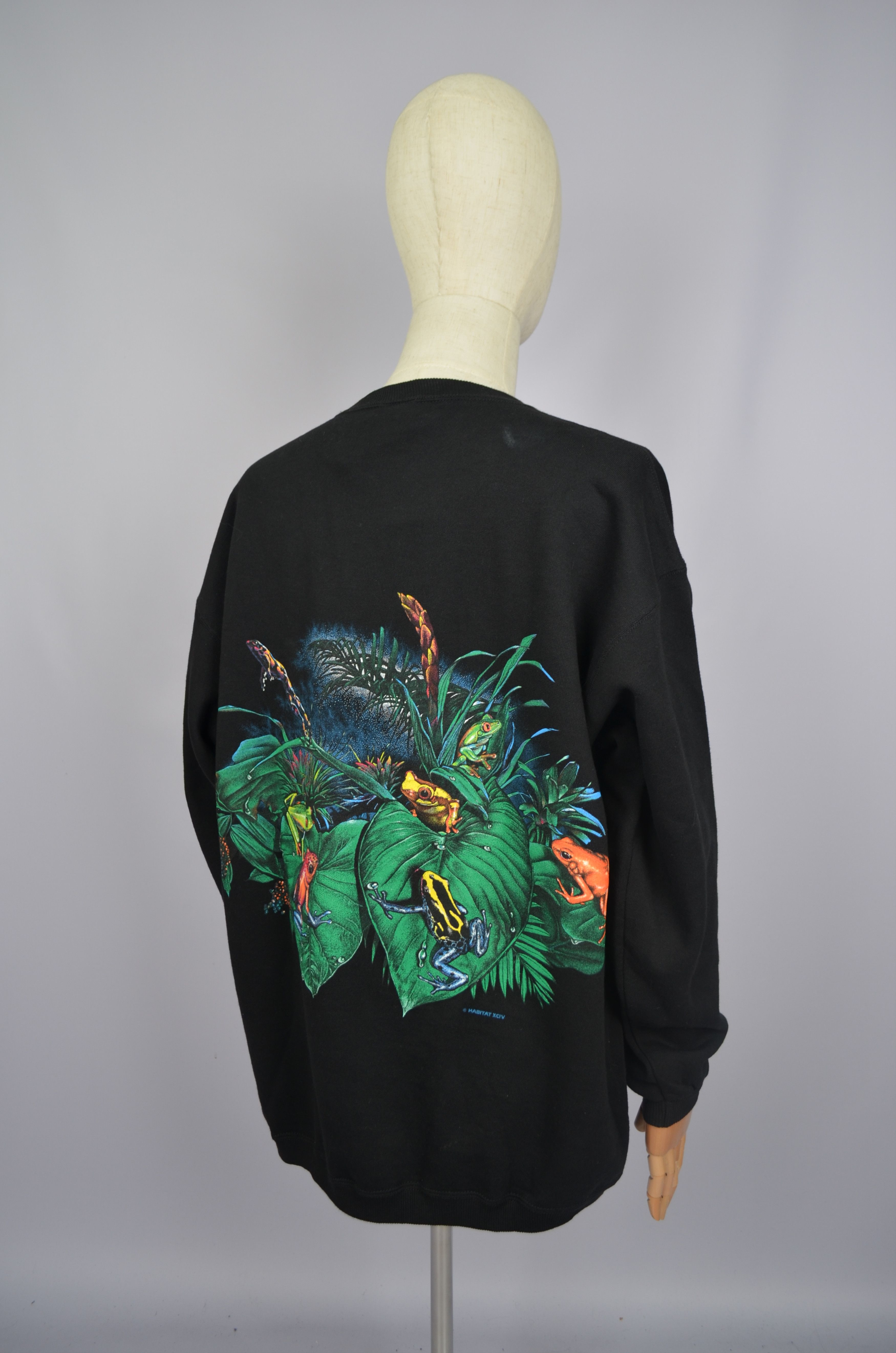 Habitat × Vintage Vintage Habitat Nature Sweatshirt XL 1994 Frogs USA BNWT! Size US XL / EU 56 / 4 - 12 Thumbnail