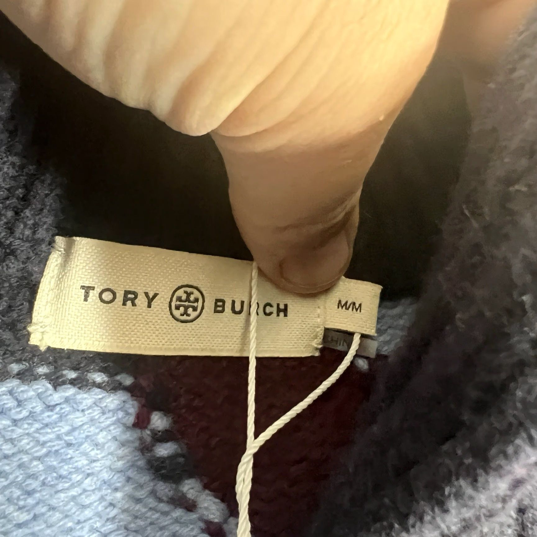 Tory Burch Tory Burch Women's Sweater Coat Size M Multicolor Knit Chunky-Knit Turtleneck Casual Fall Winter Size M / US 6-8 / IT 42-44 - 4 Thumbnail