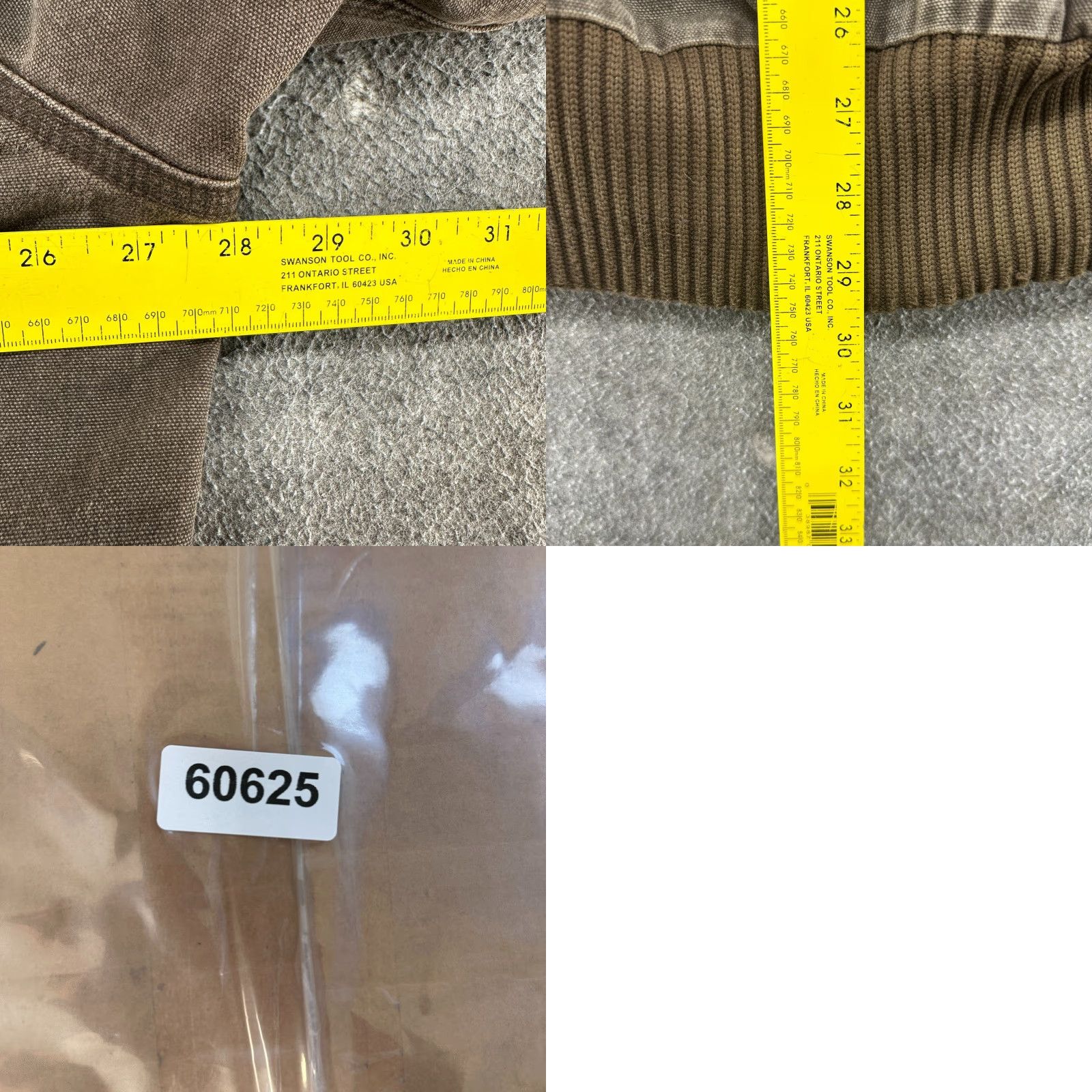 Carhartt VINTAGE Carhartt Jacket Men XL Brown Canvas Hooded Lined Chestnut J168 CHT Jacket Size US XL / EU 56 / 4 - 11 Thumbnail