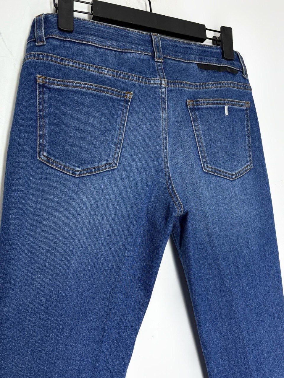 Stella McCartney Stella McCartney Rhinestones Floral Mid Rise Straight Jeans Size 28" / US 6 / IT 42 - 11 Thumbnail