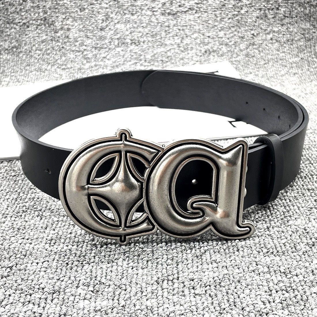 Designer Matchless Vintage Belt Riveted Belts Menswear Accessories Size ONE SIZE - 6 Thumbnail