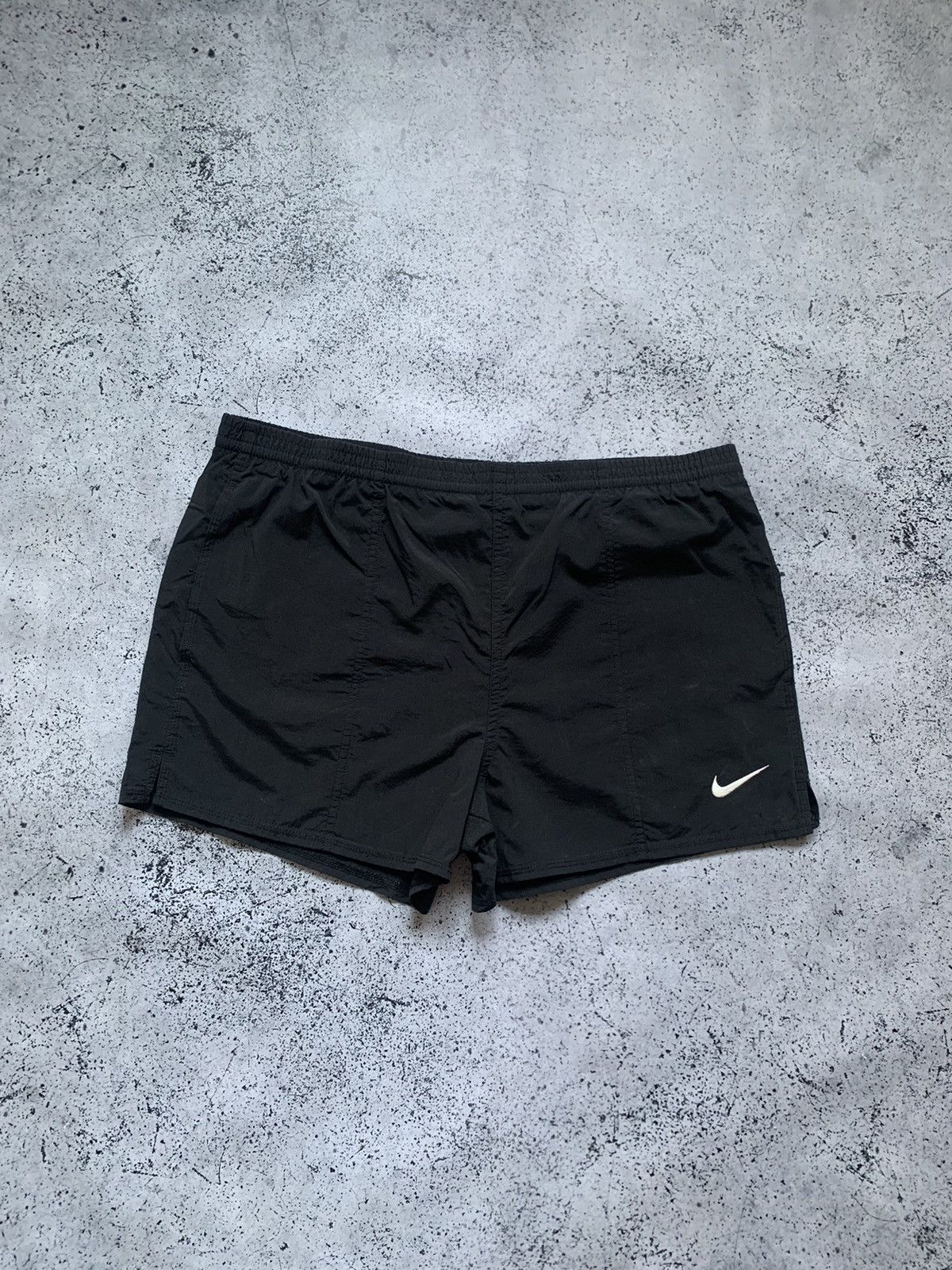 Nike × Vintage Vintage Nike Drill Shorts Small Swoosh 90s USA Size US 36 / EU 52 - 1 Thumbnail
