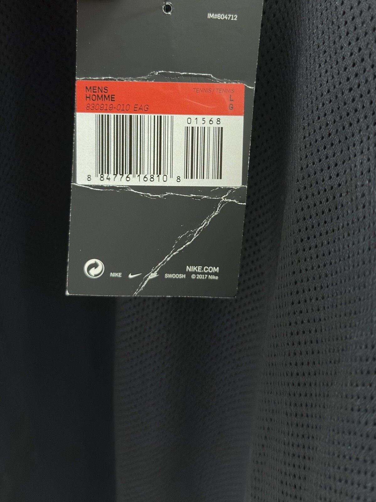 Nike NIKE COURT MENS JACKET BOMBER size L NWT Size US L / EU 52-54 / 3 - 9 Thumbnail