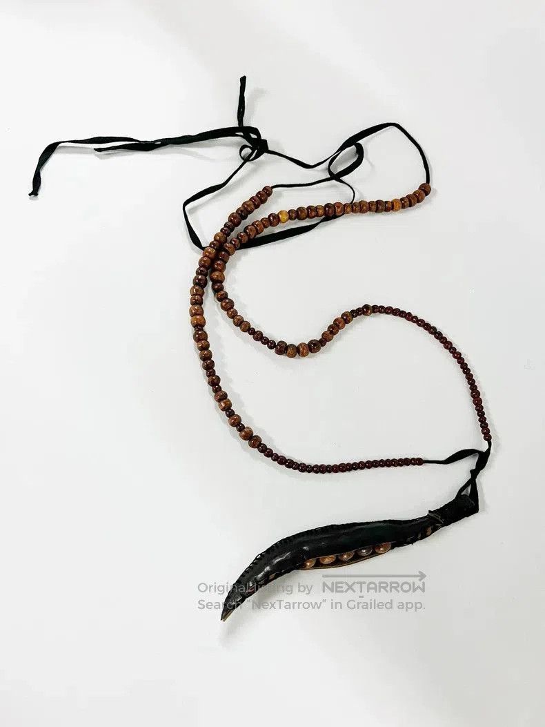 Ann Demeulemeester Ann Demeulemeester Wooden Pea Necklace 2009. Size ONE SIZE - 2 Thumbnail