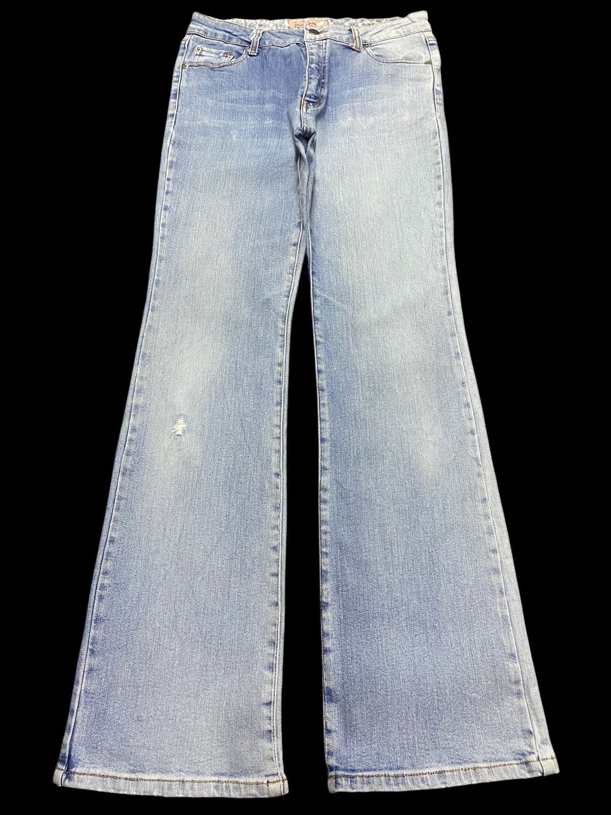 Japanese Brand Vintage Japanese Brand Blue Wash Bootcut Jeans Size 29" - 1 Thumbnail