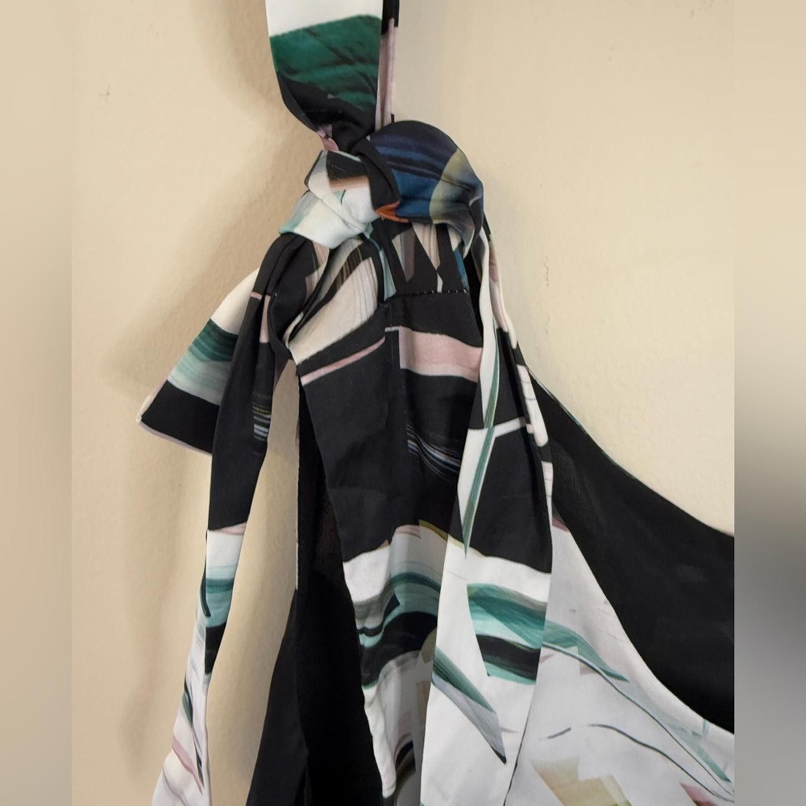 Bar III Bar lll abstract palm leaf one shoulder top SZ XS Size XS / US 0-2 / IT 36-38 - 2 Thumbnail