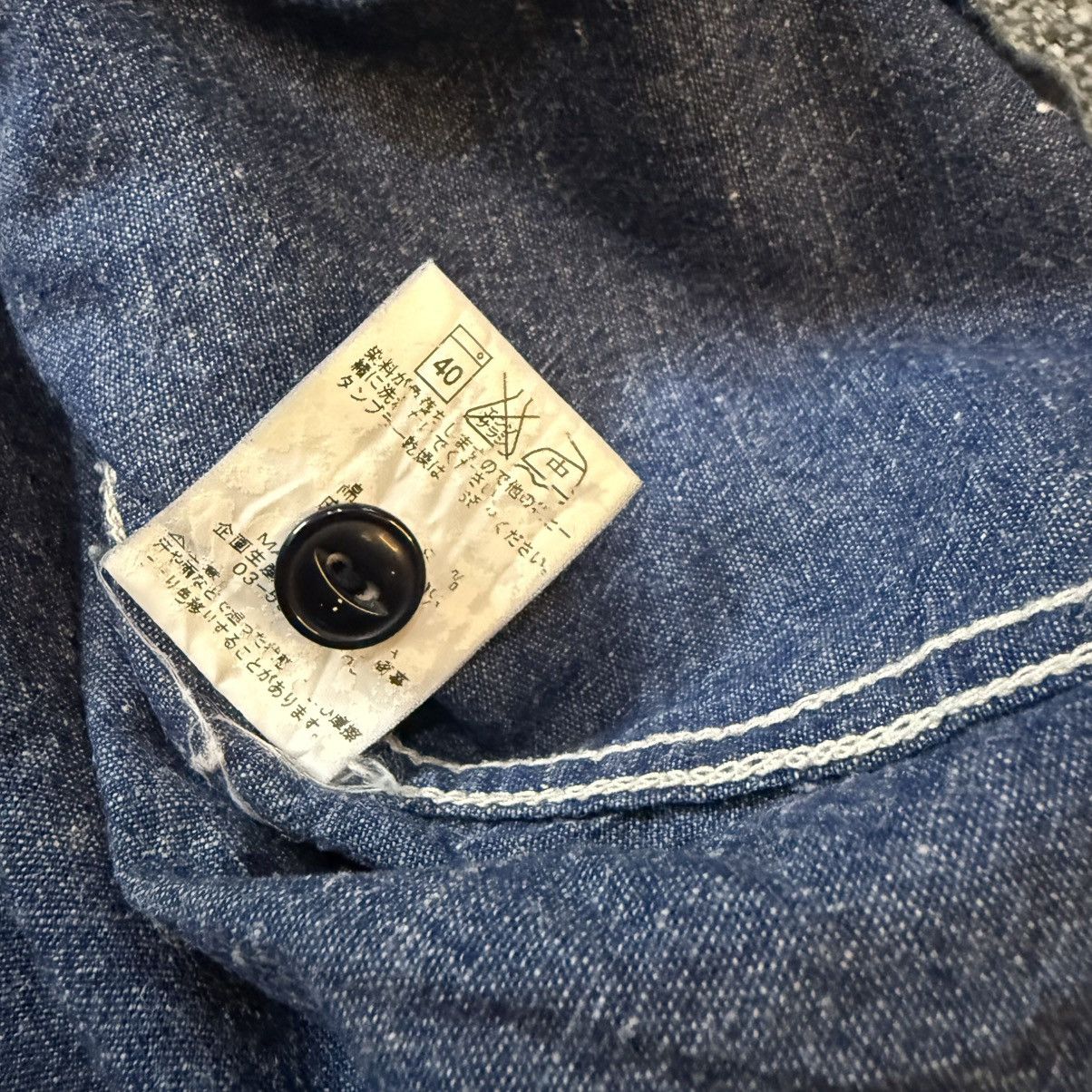 Edwin 🔥🇯🇵 Vintage 90s Japanese Denim Edwin G00185 Button Up Shirt Size US L / EU 52-54 / 3 - 12 Thumbnail