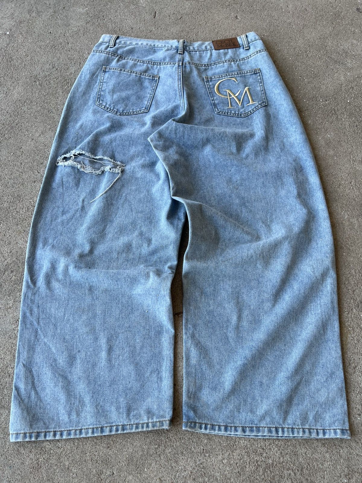 Vintage CECIL McBEE BAGGY WIDE LEG PANTS Size US 35 - 3 Thumbnail
