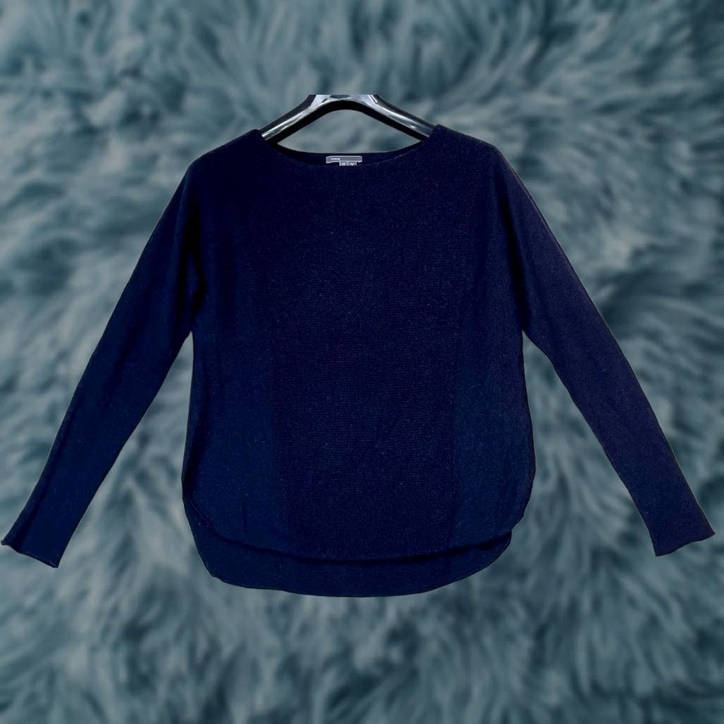 Vince Vince Sweater Women XS Navy Blue Wool Cashmere Size XS / US 0-2 / IT 36-38 - 1 Thumbnail