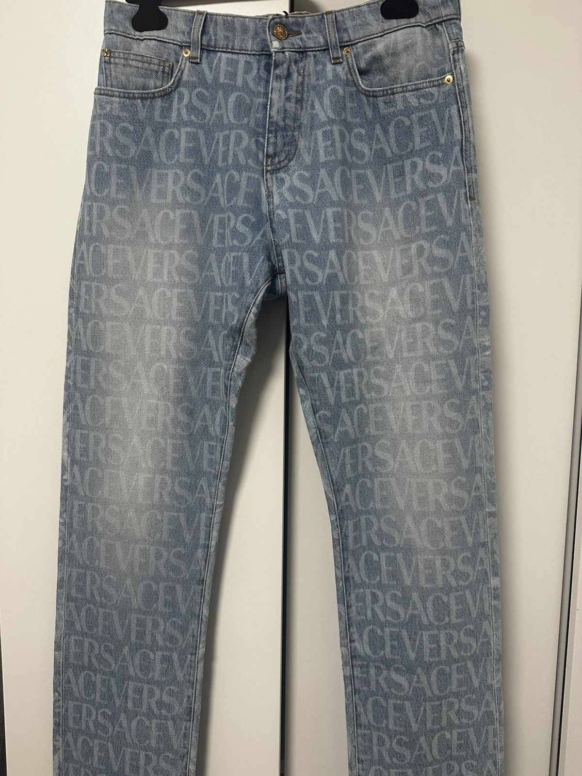 Versace Versace All-Over Denim Size US 31 - 2 Thumbnail