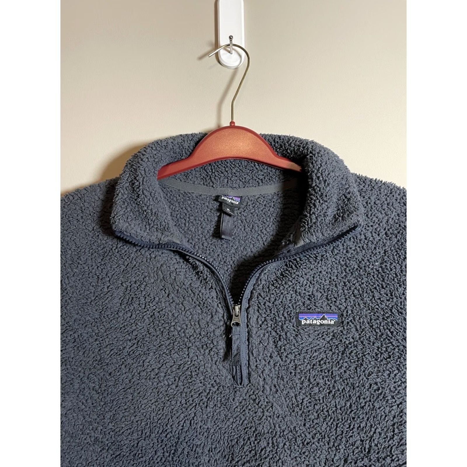 Patagonia Patagonia Sweater Women’s XL Gray 1/4 Zip Pullover Fleece Mock Neck Logo Winter Outdoor Gear Mens Womens? Size XL / US 12-14 / IT 48-50 - 2 Thumbnail