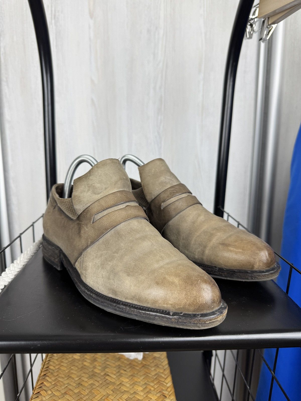 A.S.98 A.S.98 avant garde beige ankle loafer boots Size US 9 / IT 39 - 1 Thumbnail