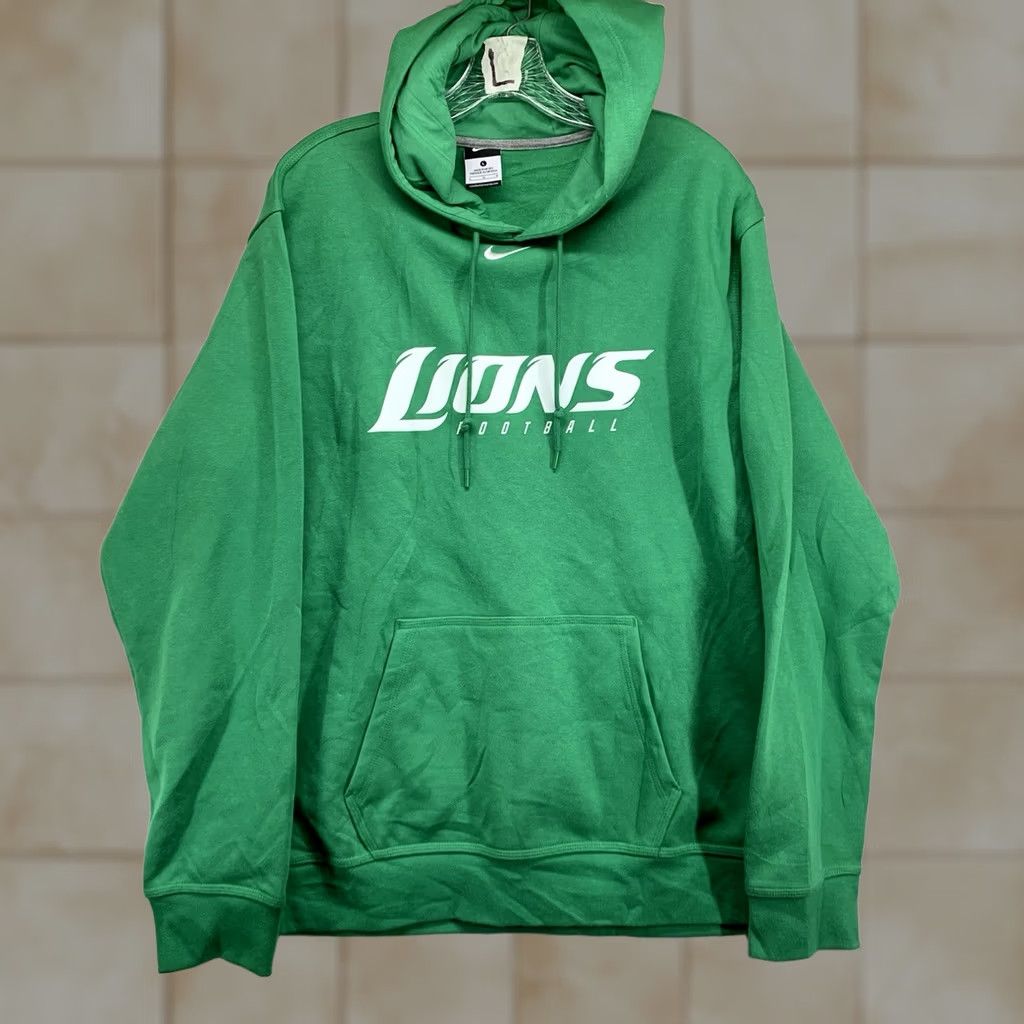 Nike VINTAGE Nike Hoodie Mens Large Green Center Swoosh South Fayette High School Eagles 2014 Size US L / EU 52-54 / 3 - 1 Thumbnail