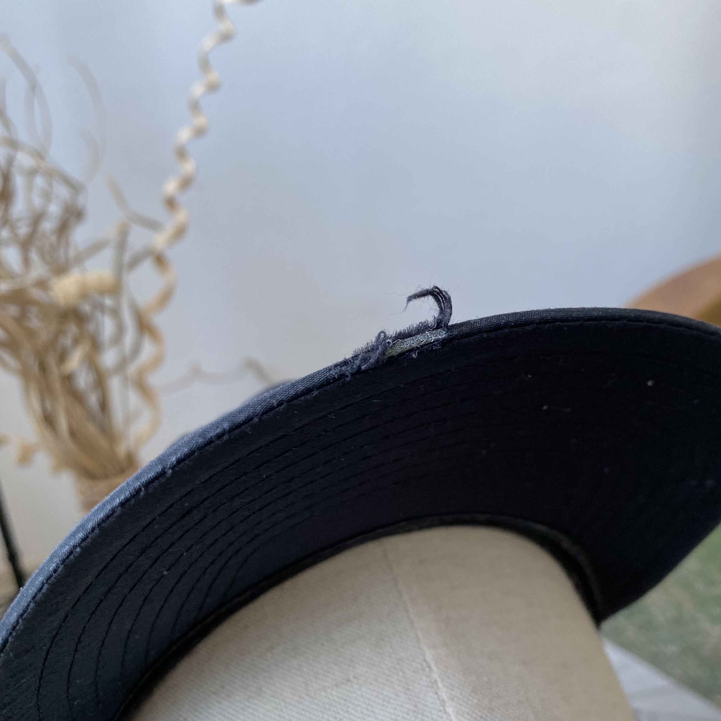 Nike 🖤 Vintage 80-90s Nike Nylon cap Big logo swoosh Dad hat Size ONE SIZE - 5 Thumbnail