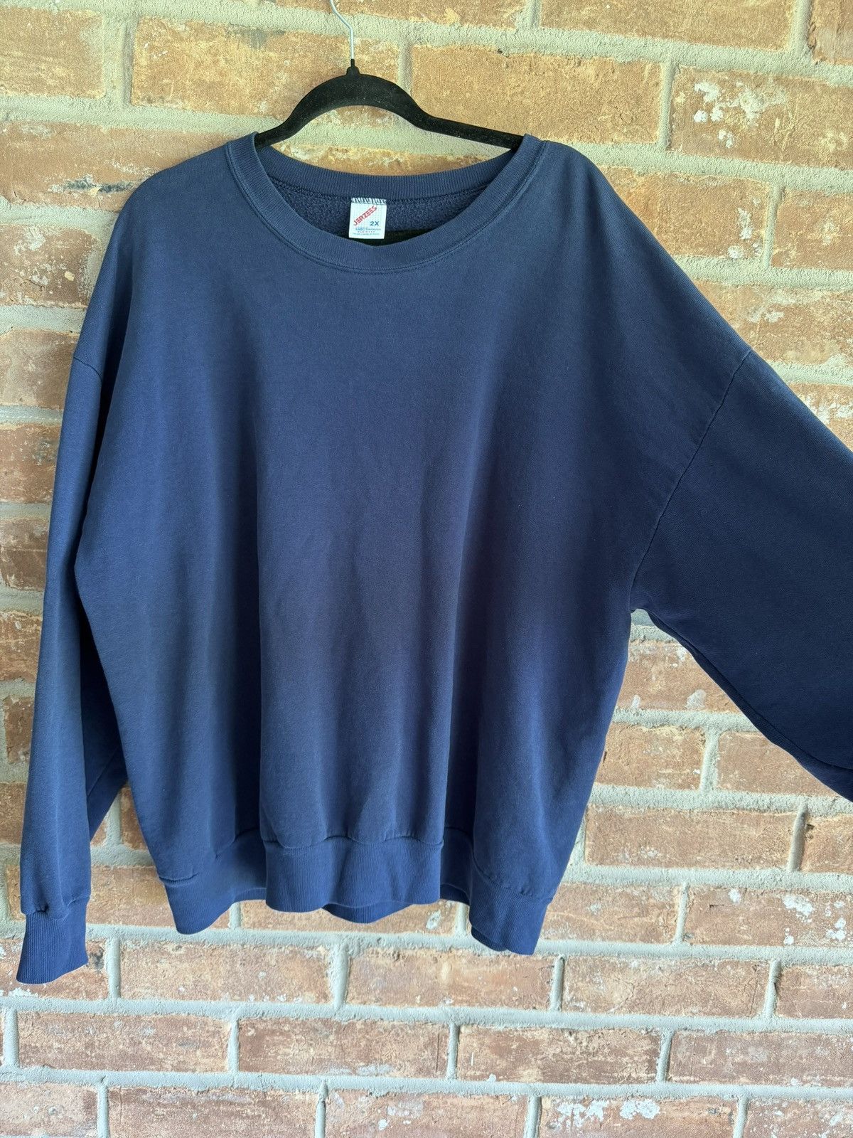 Jerzees Vintage Jerzees 2X blue sweatshirt Size US XXL / EU 58 / 5 - 2 Thumbnail