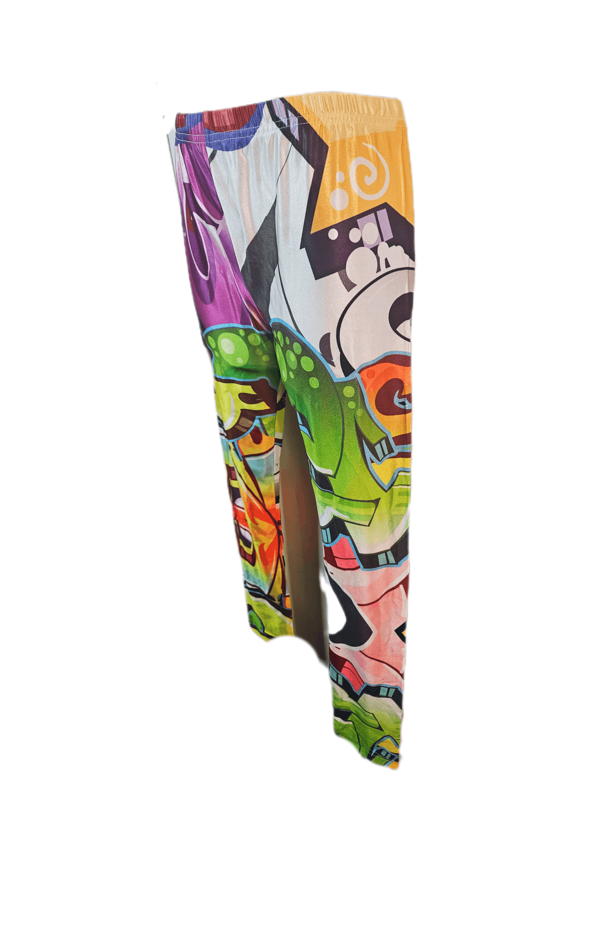 Other VINTAGE ROMWE GRAFITTI LEGGINGS Size 28" / US 6 / IT 42 - 5 Thumbnail