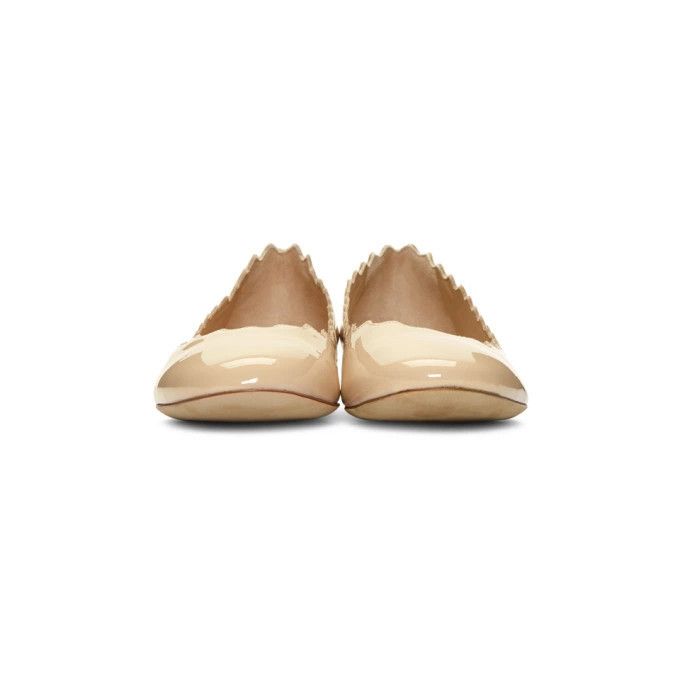 Chloe o1loc1c10226 Lauren Ballerinas in Delicate Nude Size US 8 / IT 38 - 2 Thumbnail