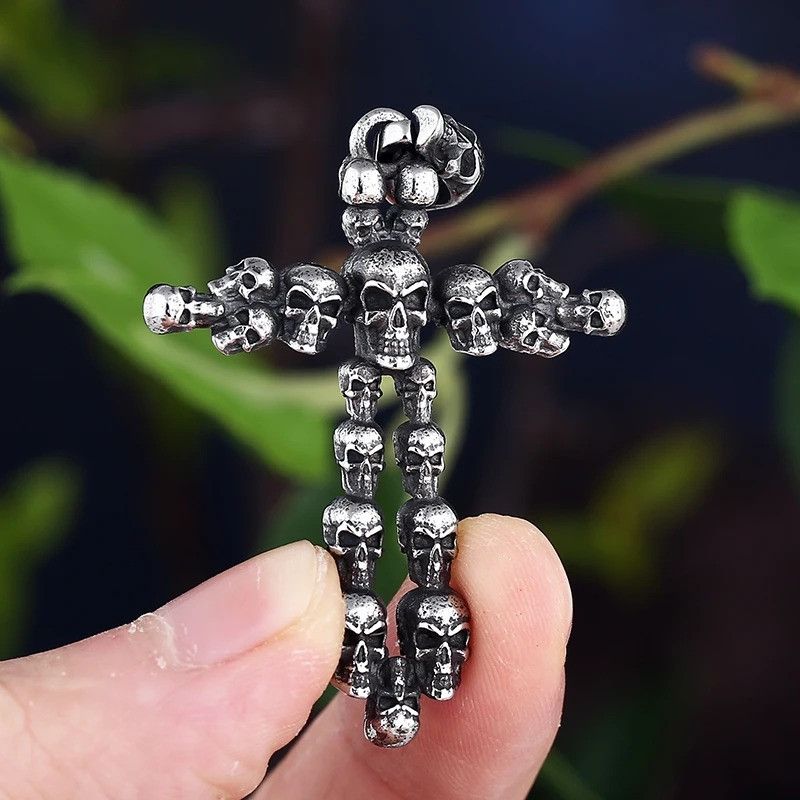 Japanese Brand × Jewelry Gothic Skull Pendant Necklace Size ONE SIZE - 4 Thumbnail