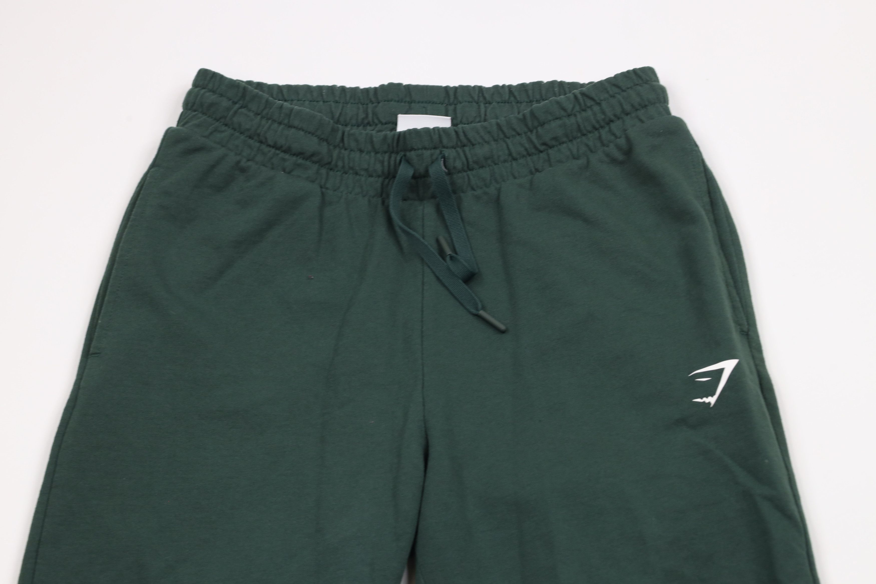 Gymshark × Vintage Gymshark Logo French Terry Cuffed Sweatpants Joggers Green Size 30 - 2 Thumbnail
