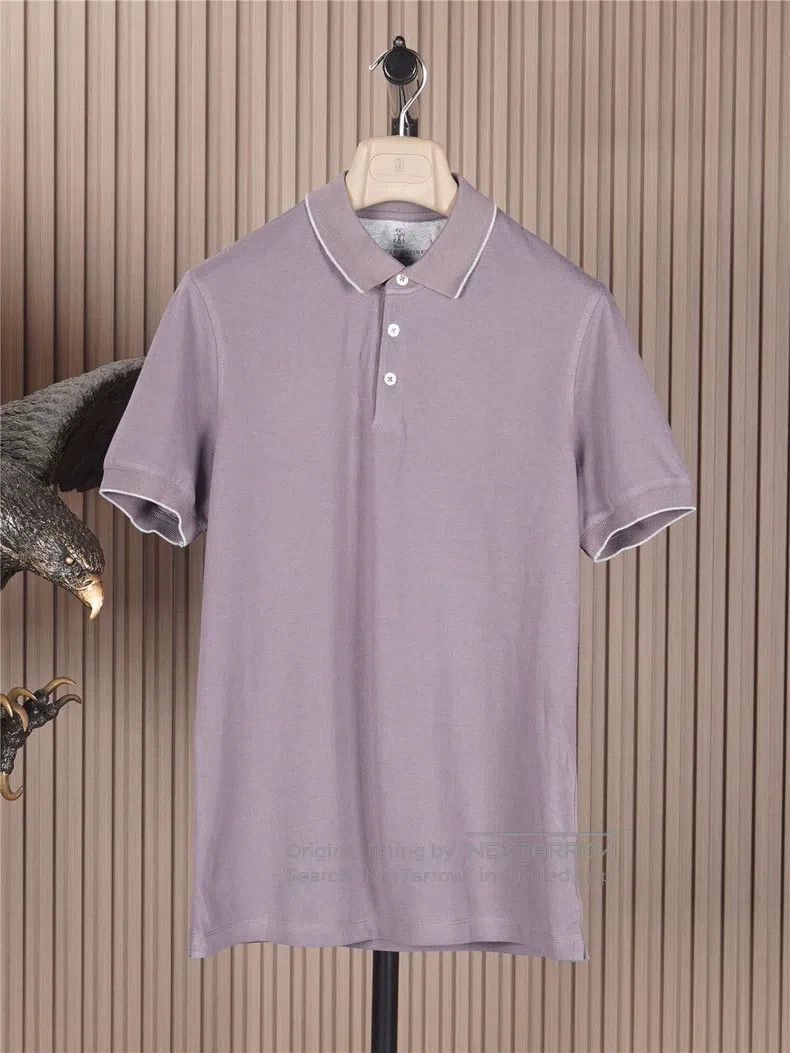 Brunello Cucinelli Brunello Cucinelli Men's Polo Special Offer Size US S / EU 44-46 / 1 - 2 Thumbnail
