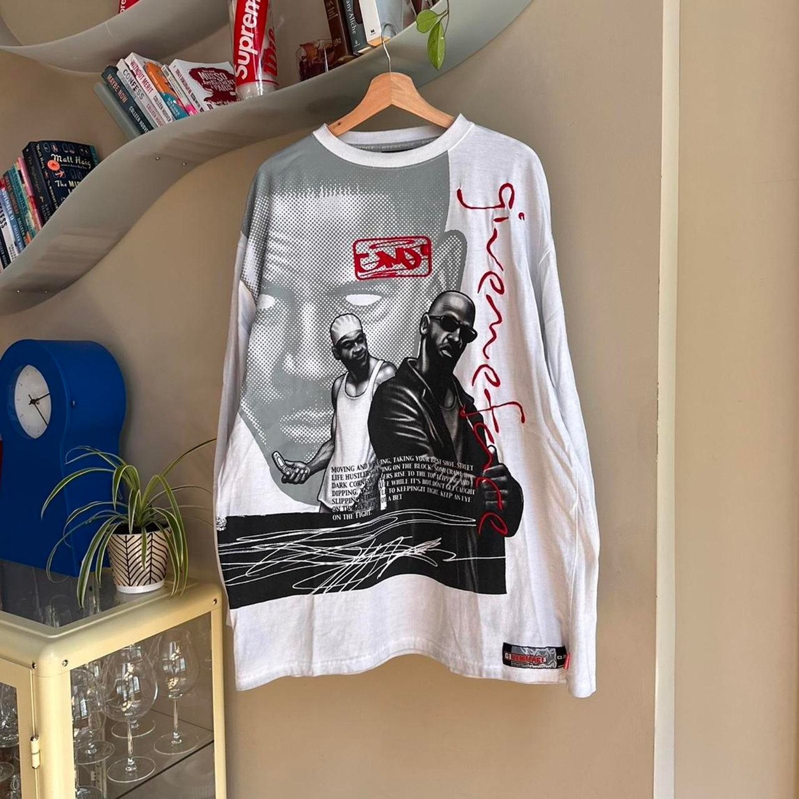 Rap Tees × Vintage Vintage Y2K Rap Long Sleeve Shirt Size US XL / EU 56 / 4 - 1 Thumbnail