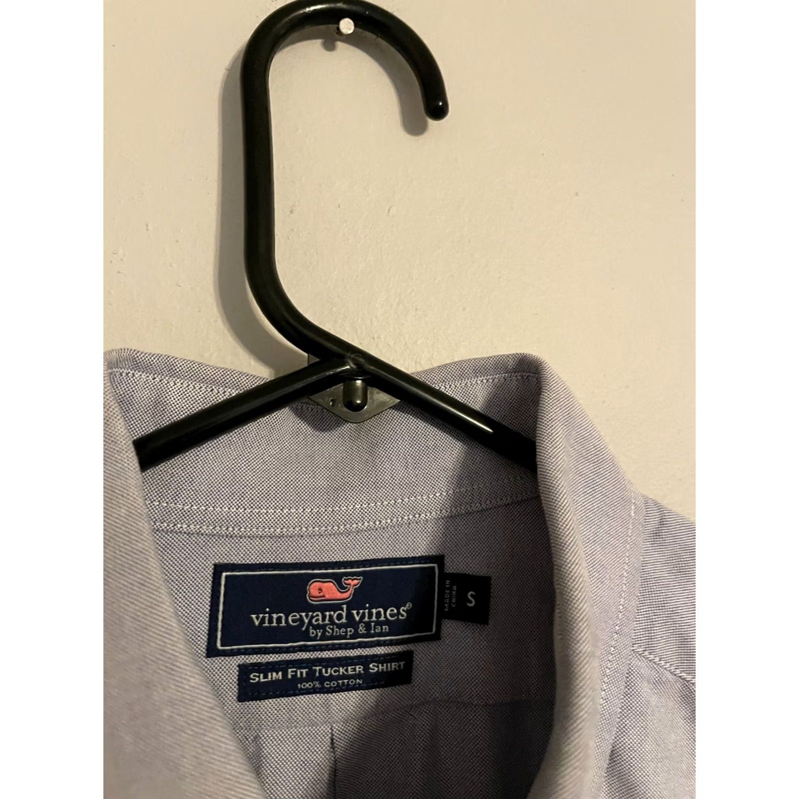 Vineyard Vines Vineyard Vines Shirt Slim Fit Tucker Shirt Chambray Button Up Dress Shirt L/S Blue Men's S Size 36R - 3 Thumbnail