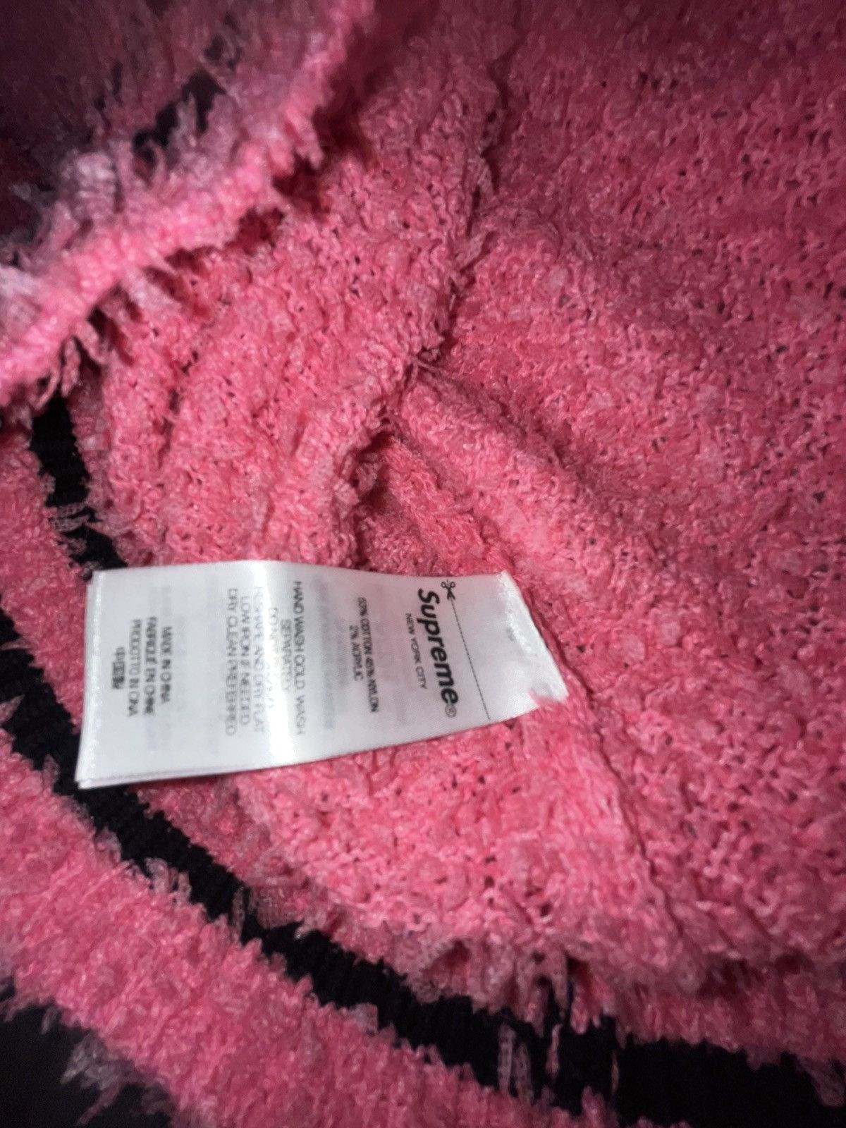 トップス Supreme Textured Arc Sweater Pink L 新品未使用 Mサイズ Supreme Textured Arc Sweater Pink 25SS