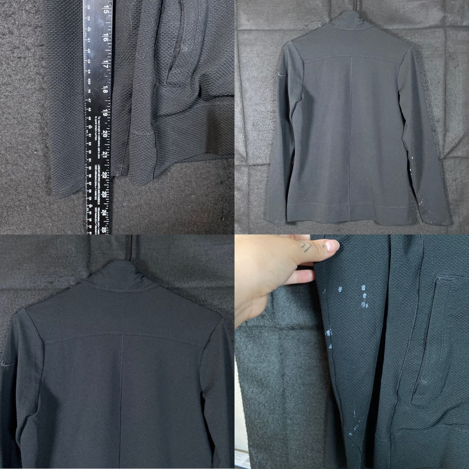 Nike VINTAGE Nike Womens Jacket Black Full Zip Dry Fit Athletic Performance Stretch Small Size S / US 4 / IT 40 - 8 Thumbnail