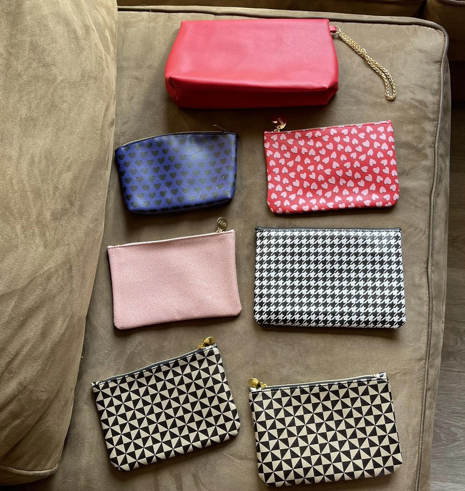 Other Bundle 7 NWOT Ipsy Makeup Bag Clutch Handbag Size ONE SIZE - 2 Thumbnail
