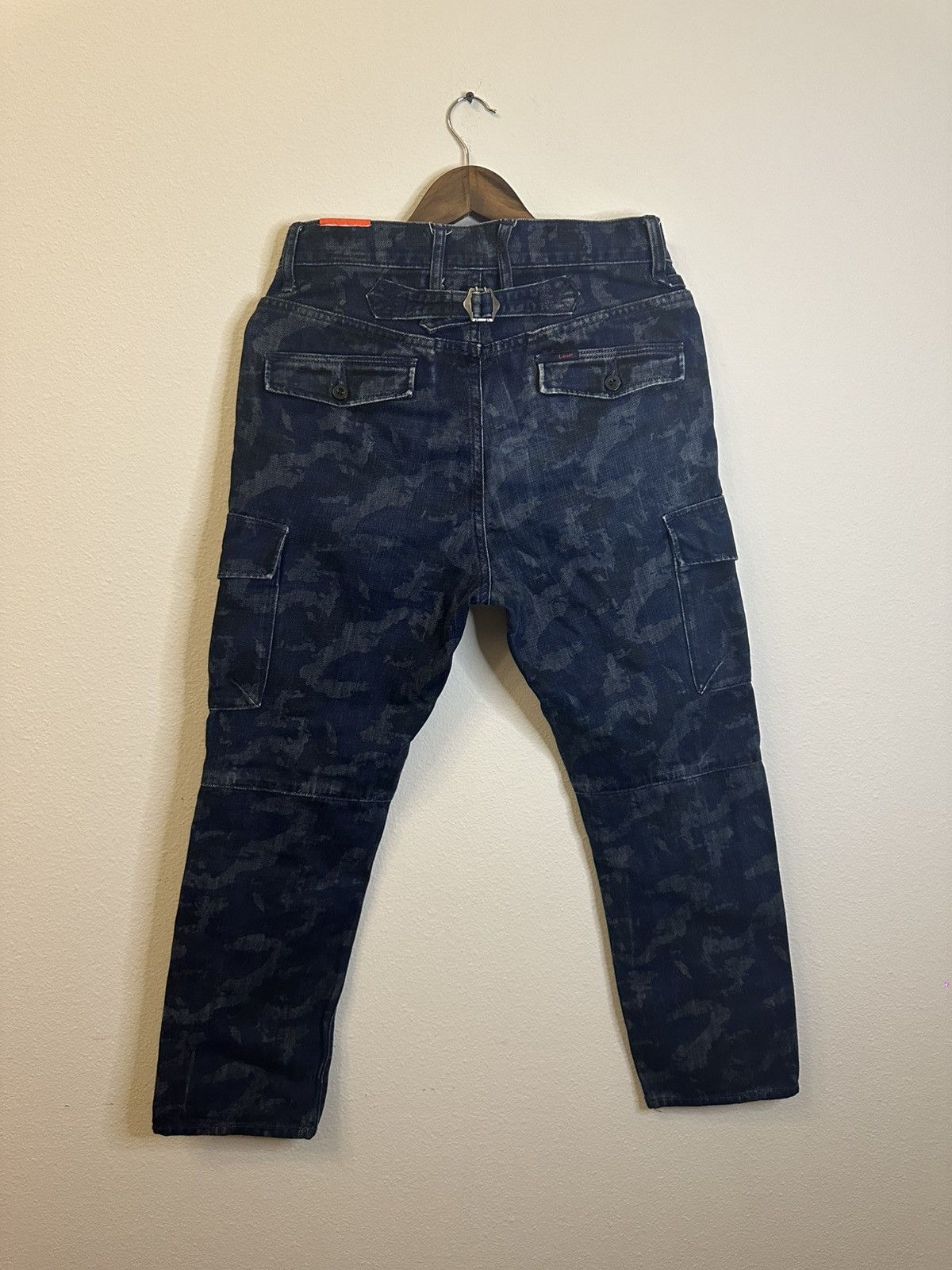 Lee Rare Vintage Lee Blue Camo Denim Size 28 Good Condition Size US 28 / EU 44 - 2 Thumbnail