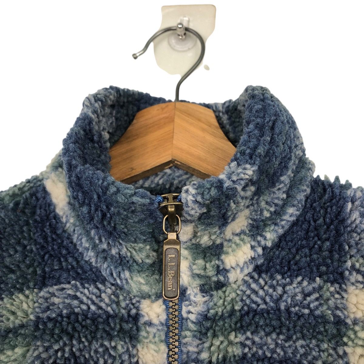Japanese Brand 📌VINTAGE DIP PILE SHERPA FLEECE JACKET LL BEAN FOR KIDS Size US M / EU 48-50 / 2 - 13 Thumbnail