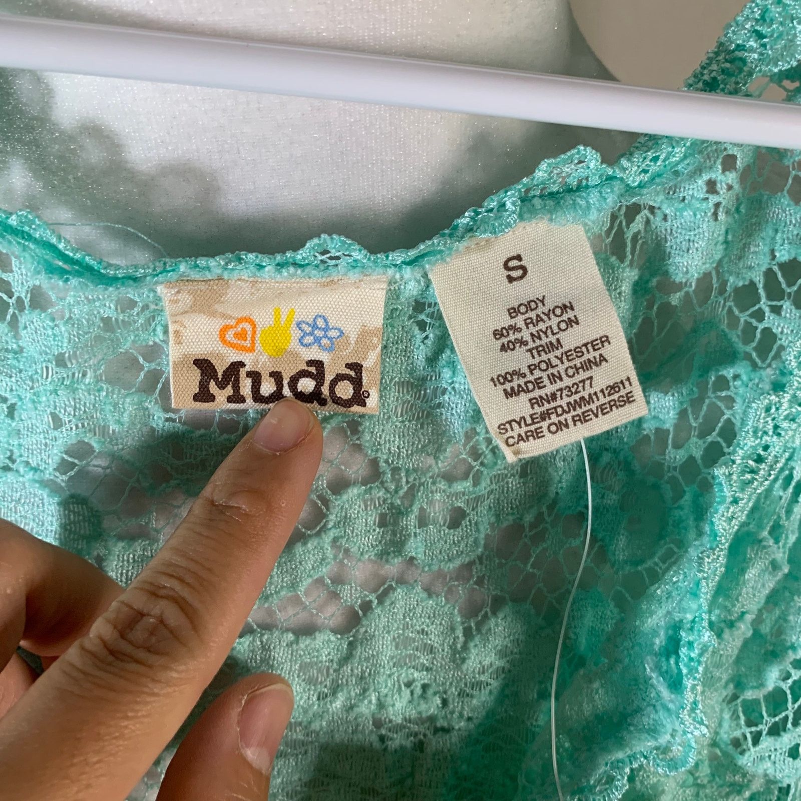 Other Green lace cute top size S Size S / US 4 / IT 40 - 3 Thumbnail