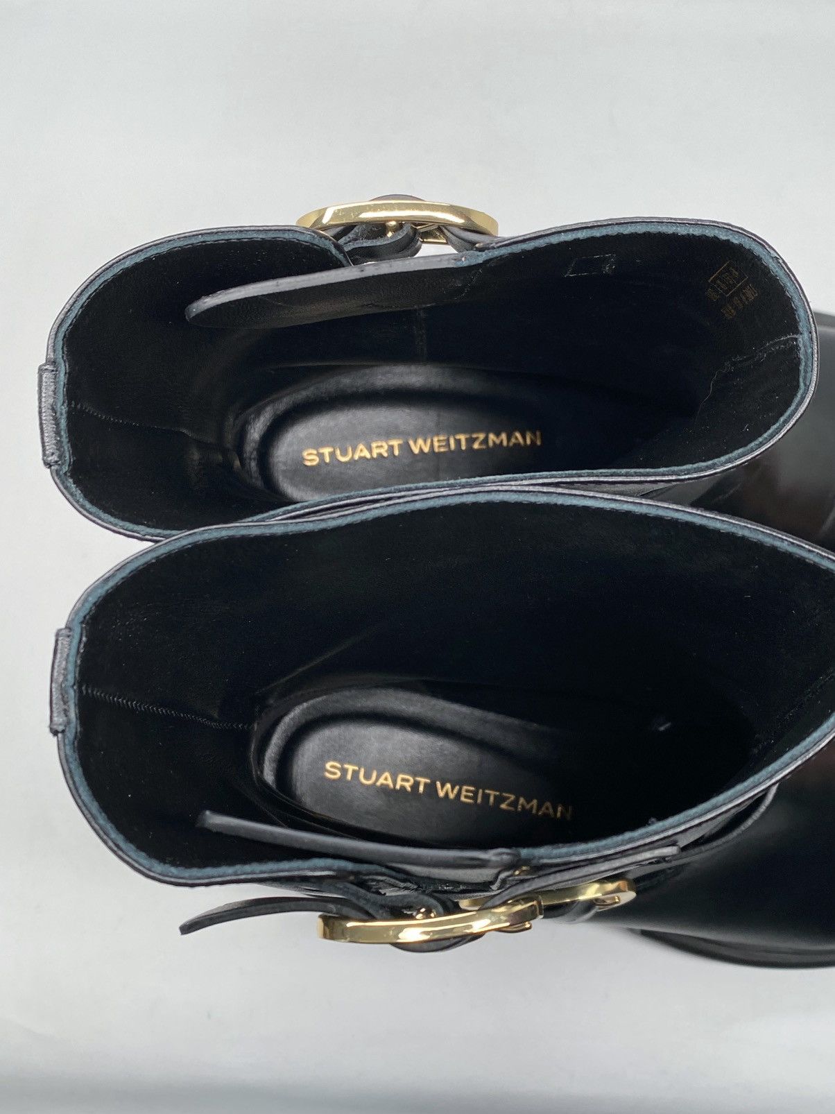 Stuart Weitzman Stuart Weitzman Soho Moto Buckle Booties size 9.5 Size US 9.5 / IT 39.5 - 7 Thumbnail