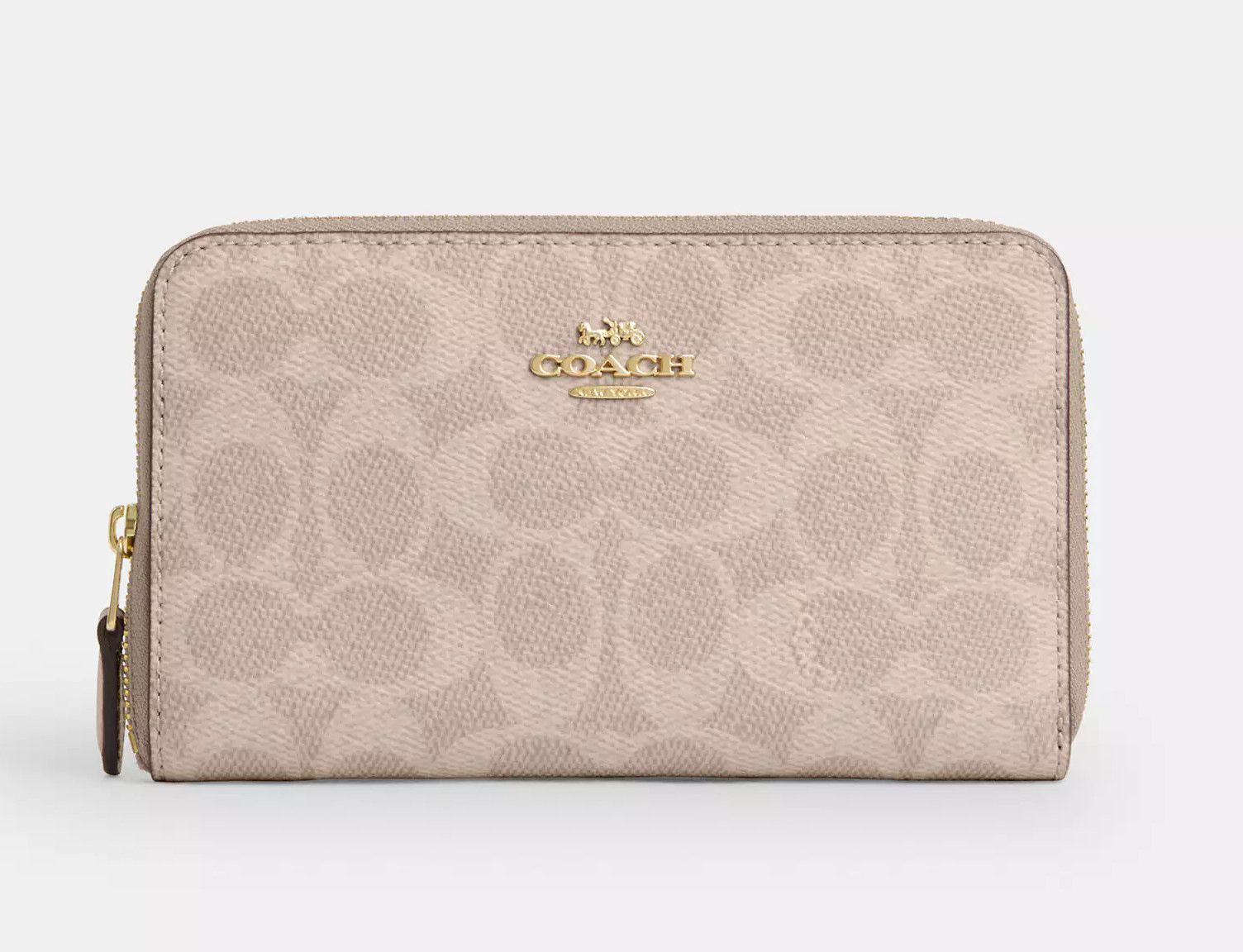 Coach Medium Id Zip Wallet In Signature Canvas CW781 Size ONE SIZE - 6 Thumbnail