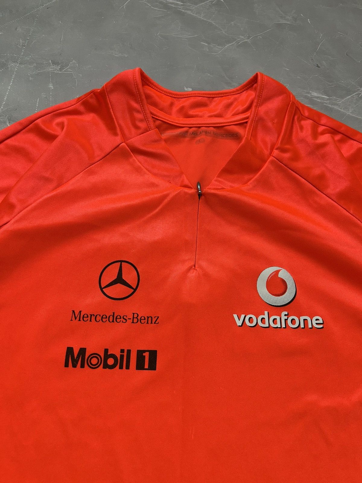 Mercedes-Benz Rare Racing Vodafone Mclaren Mercedes Boss Fl T-Shirt NASCAR Size US L / EU 52-54 / 3 - 5 Thumbnail