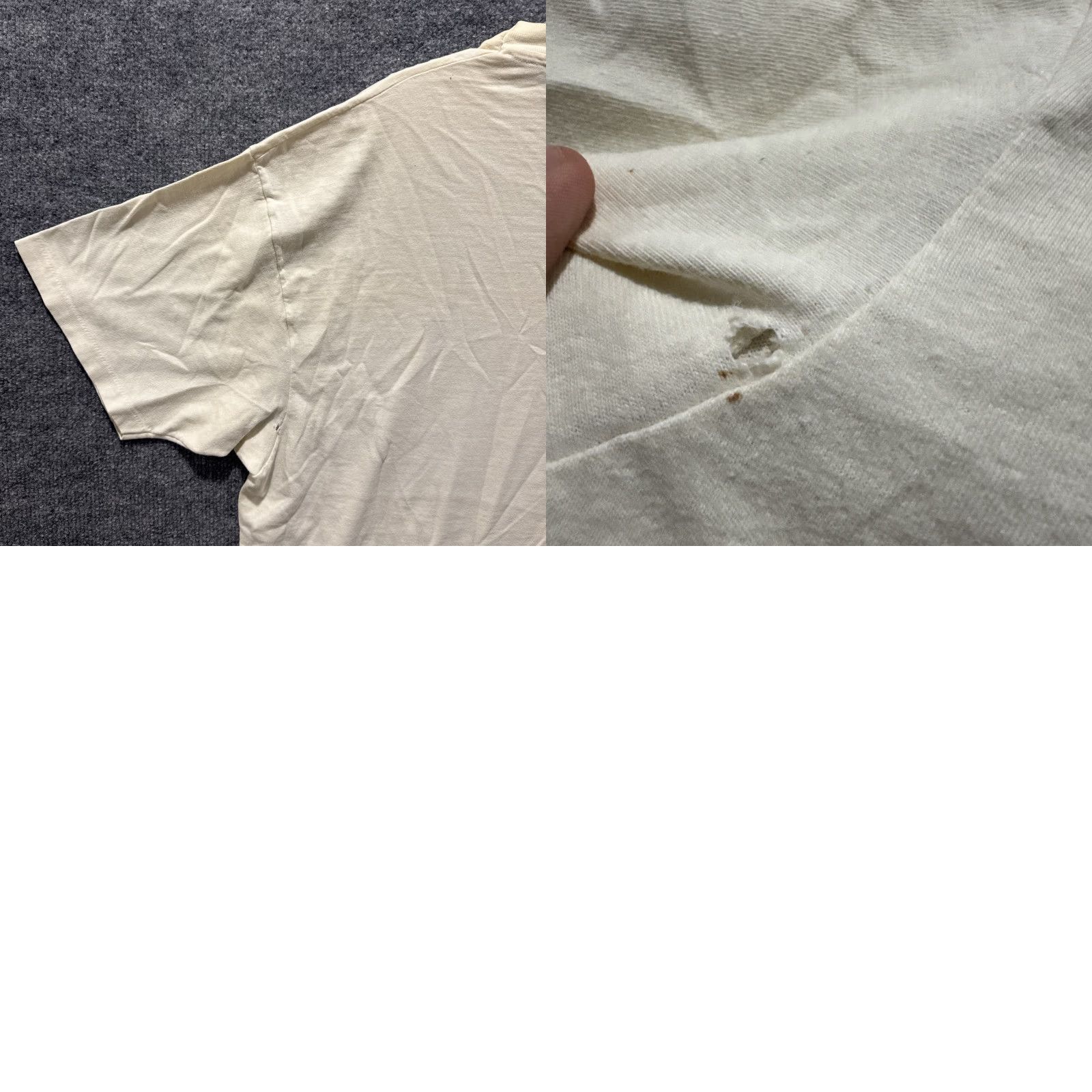 Hanes VINTAGE 90s Hanes T-Shirt Heart Short Sleeve Yellow 2XL Mens Size Regular HTF Size US XXL / EU 58 / 5 - 10 Thumbnail